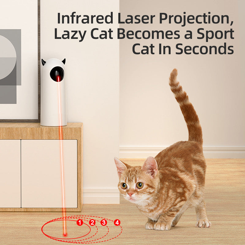Electric Automatic Infrared Pet Teaser Interactive Toy
