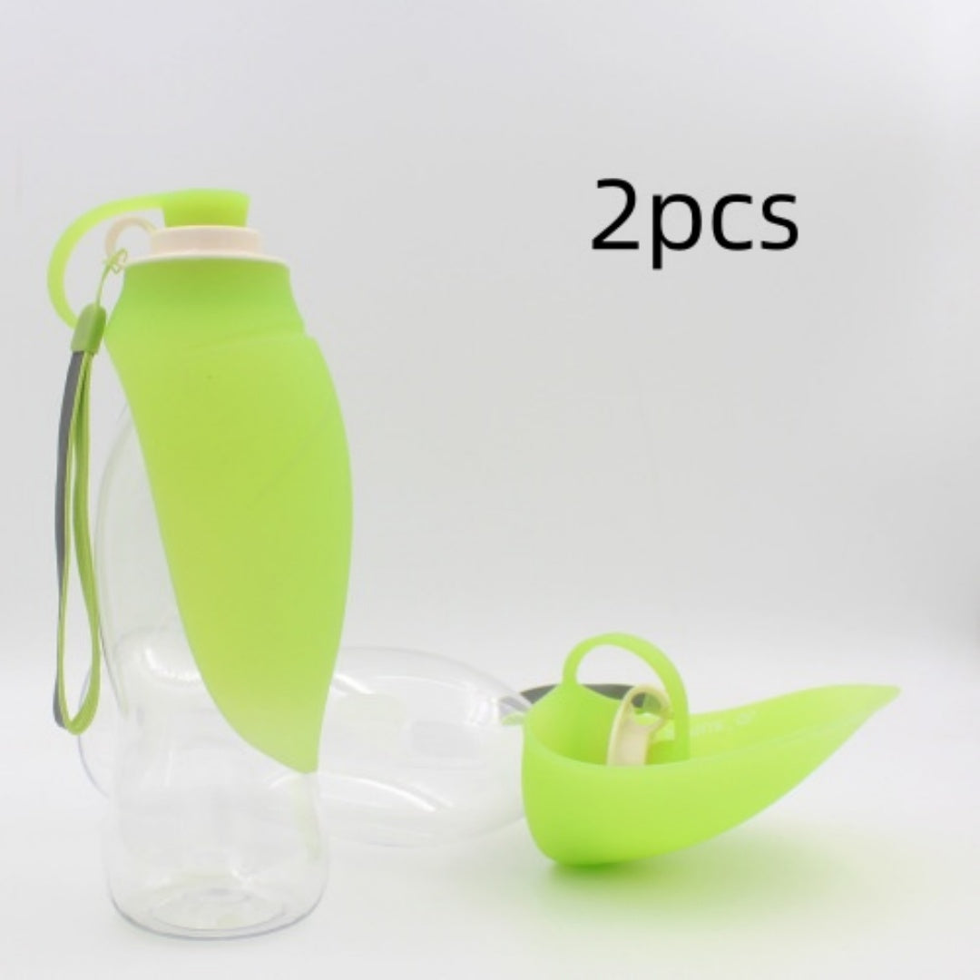 Portable Pet Water Dispenser Leak Proof Bottle With Cup Bowl