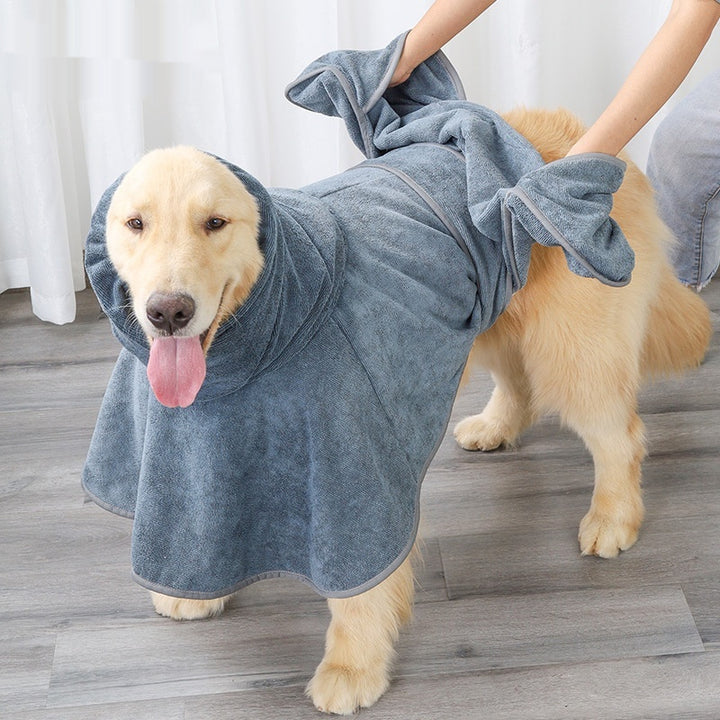 Pet Cotton Bath Towel Strong Water-Absorbing Quick-Drying