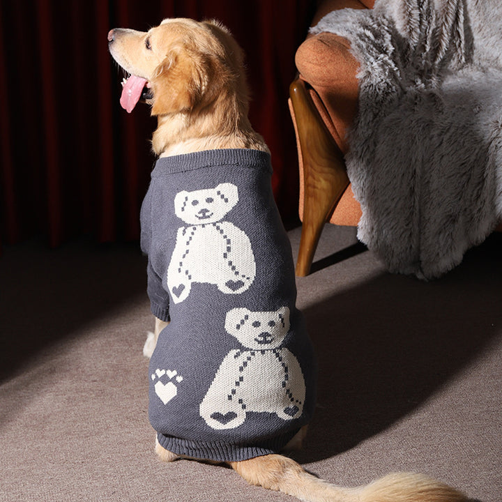 Pet Winter Thick Warm Sweater Large Soft Knit Clothing