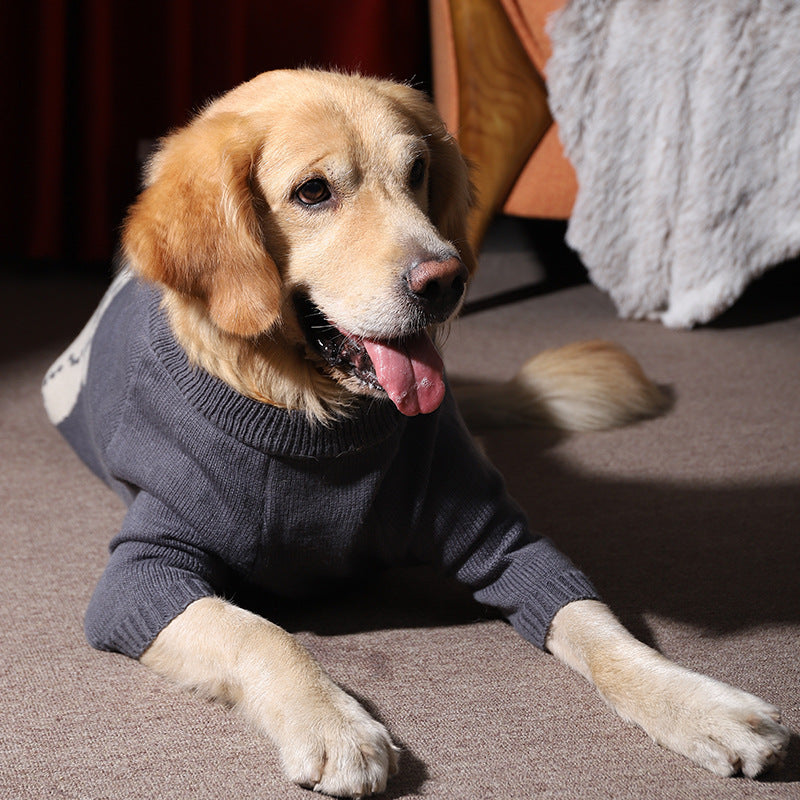 Pet Winter Thick Warm Sweater Large Soft Knit Clothing