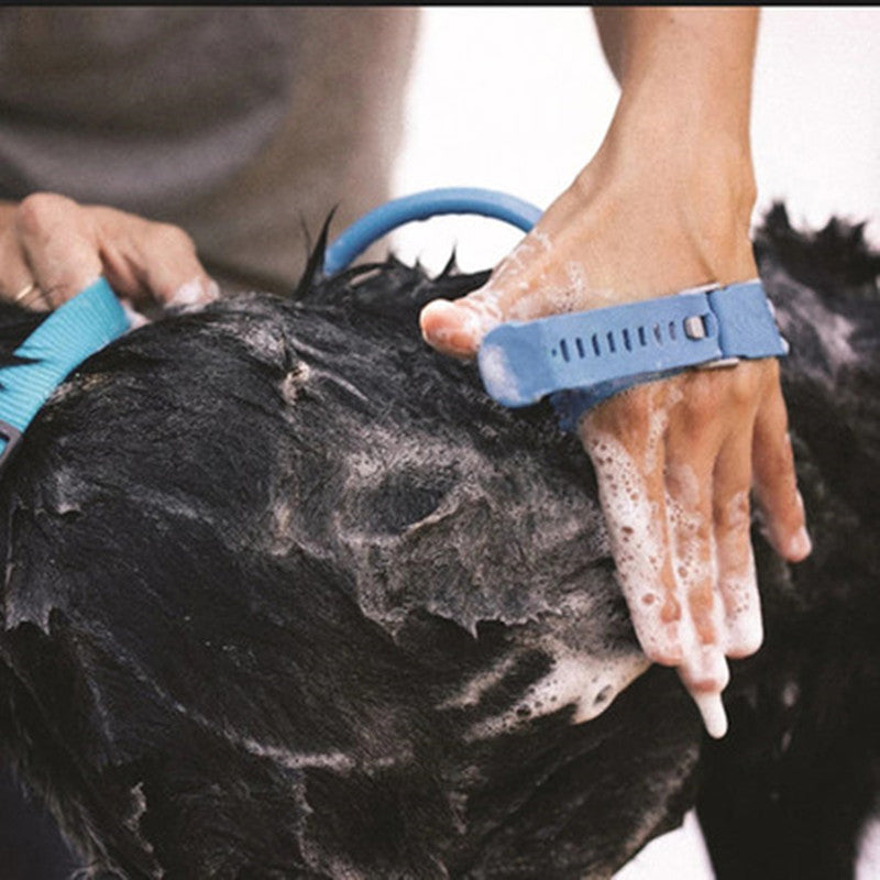 Pet Bathing Massager Brush Comfortable Cleaning Shower Tool