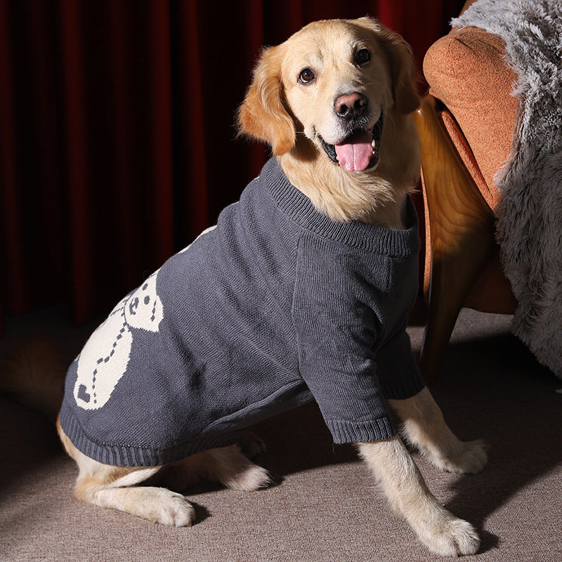 Pet Winter Thick Warm Sweater Large Soft Knit Clothing