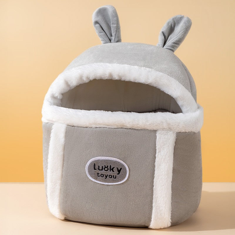 Animal-Shaped Pet Carrier Backpack With Shoulder Strap For Travel