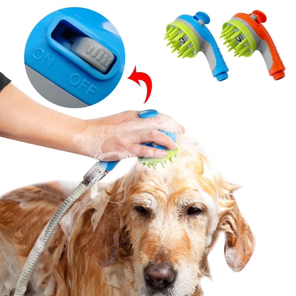 Pet Bathing and Massage Shower Brush