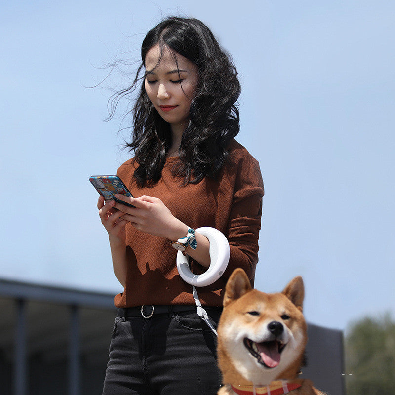 Cute King Star Retractable Pet Leash Durable Dog Chain Collar