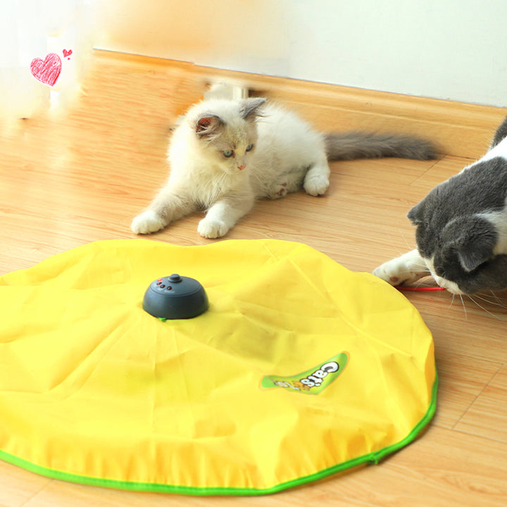 Self-Play Automatic Rotating Electric Pet Turntable Toy