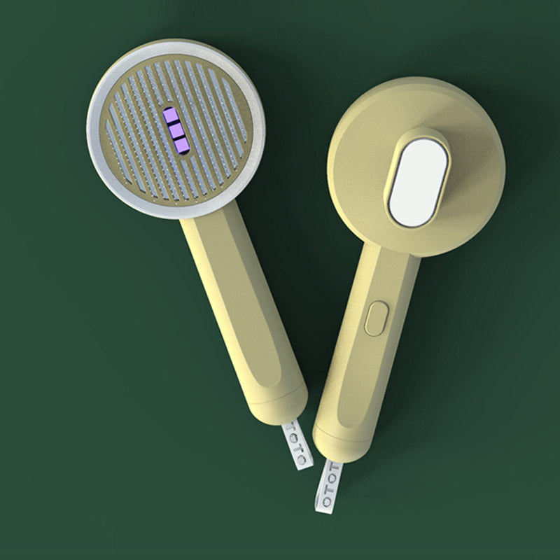 2-In-1 Pet Grooming Comb With UVC Detection And Hair Removal