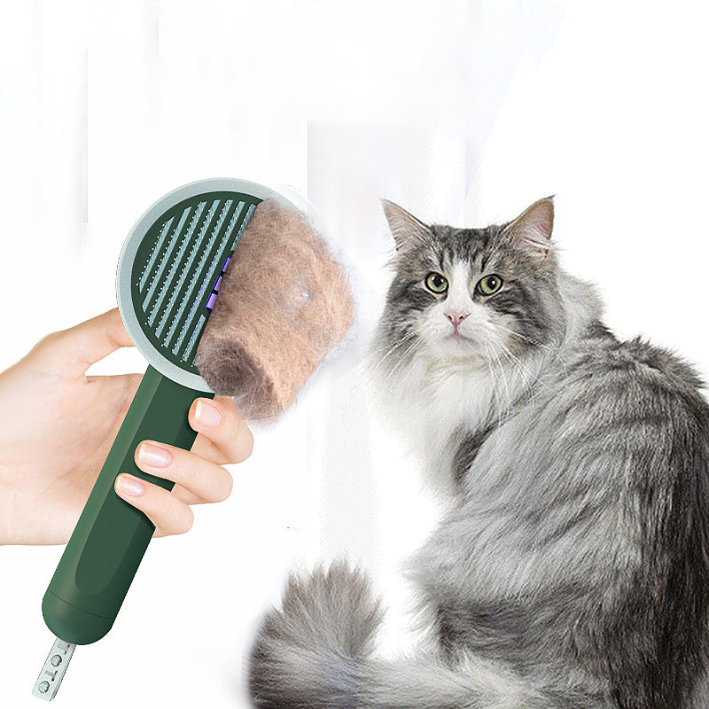 2-In-1 Pet Grooming Comb With UVC Detection And Hair Removal