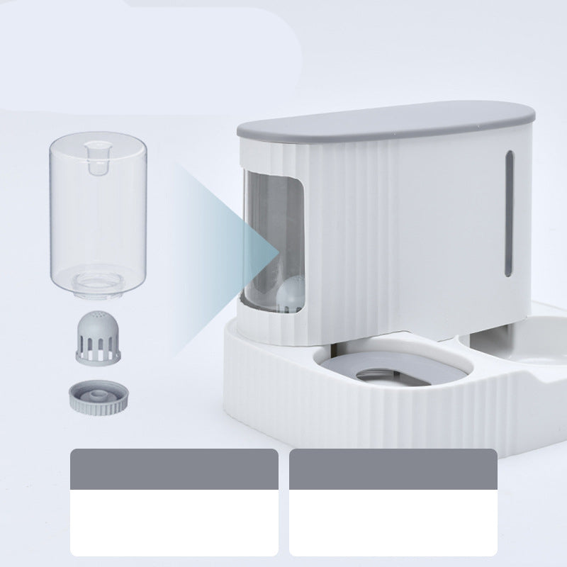 Automatic Pet Drinking Fountain Integrated Water Feeder System
