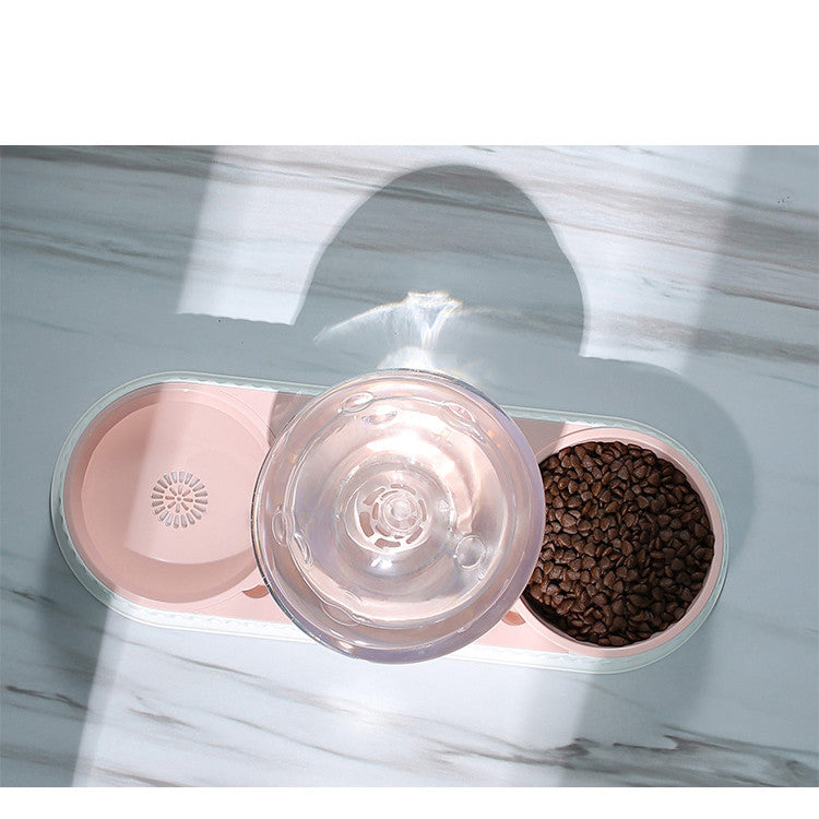 Automatic Plastic Pet Water and Food Dispenser Feeder