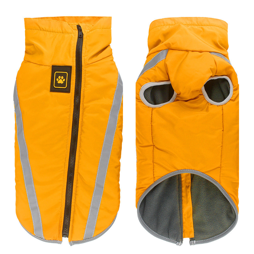 Pet Winter Reflective Padded Jacket Warm Soft Outerwear