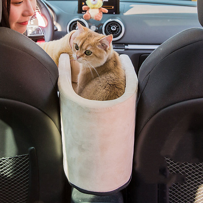 Car Safety Pet Bed Travel Seat With Central Control Carrier
