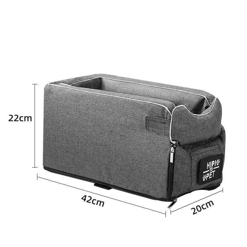 Car Safety Pet Bed Travel Seat With Central Control Carrier