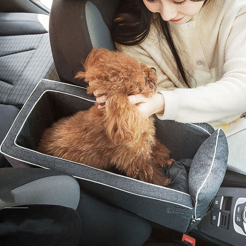 Car Safety Pet Bed Travel Seat With Central Control Carrier