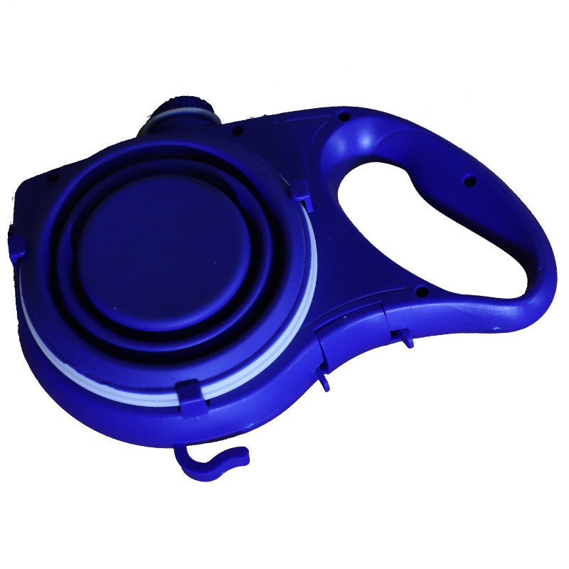 Multifunctional Portable Pet Leash With Built In Water Bottle