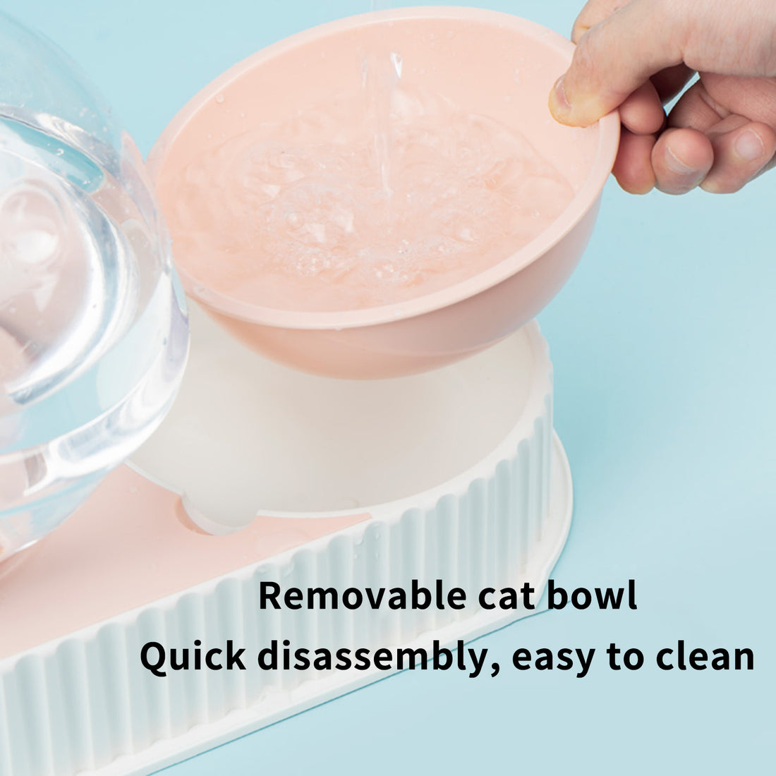 Automatic Plastic Pet Water and Food Dispenser Feeder