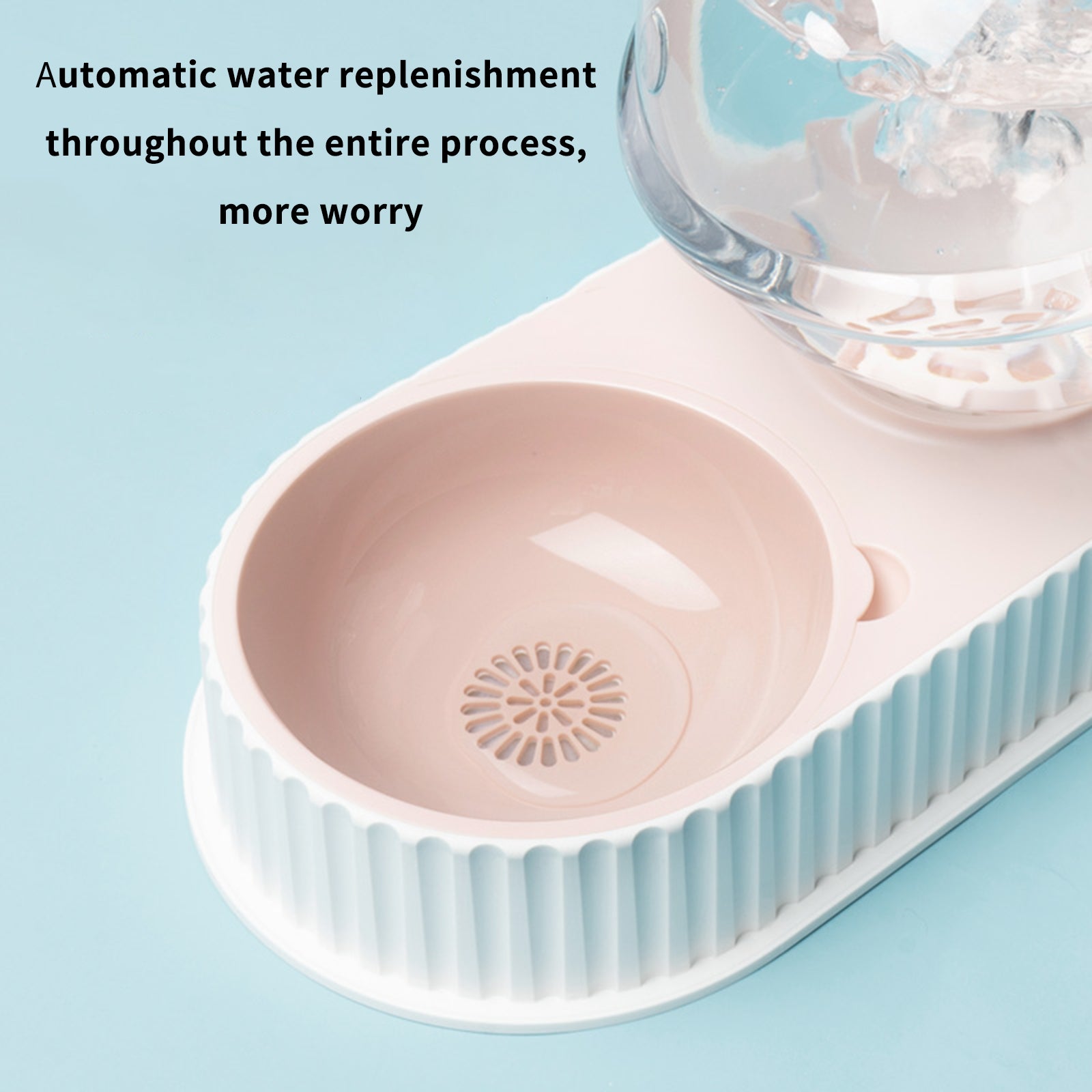 Automatic Plastic Pet Water and Food Dispenser Feeder