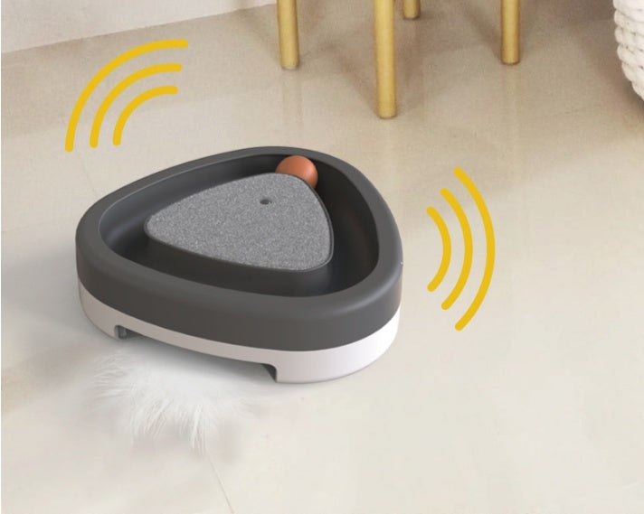 Self-Play Smart Pet Triangle Turntable Electric Interactive Toy