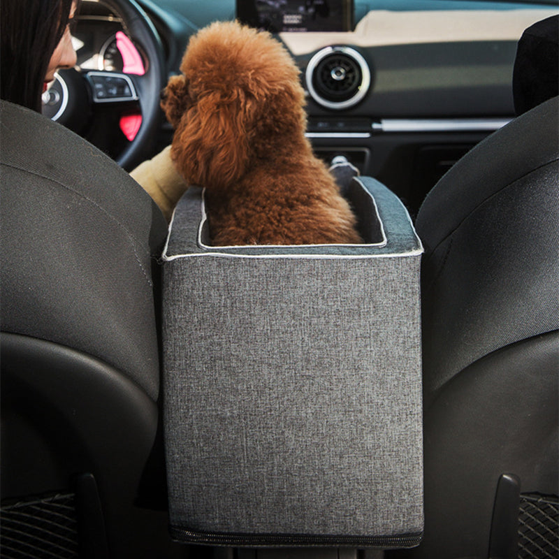 Car Safety Pet Bed Travel Seat With Central Control Carrier