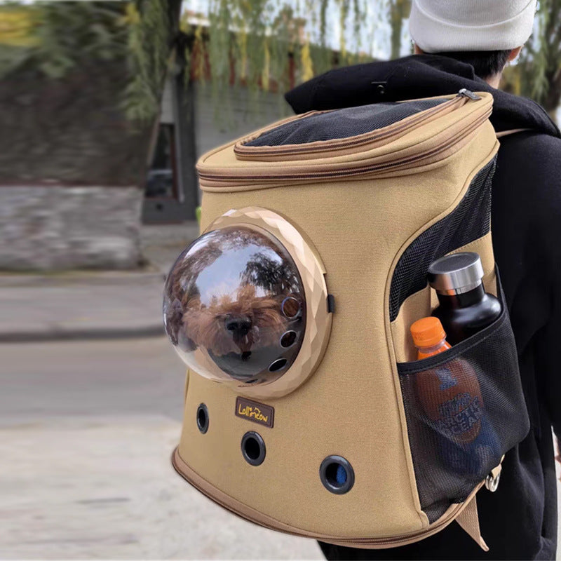 Portable Pet Carrier Backpack For Medium Sized Pets Travel