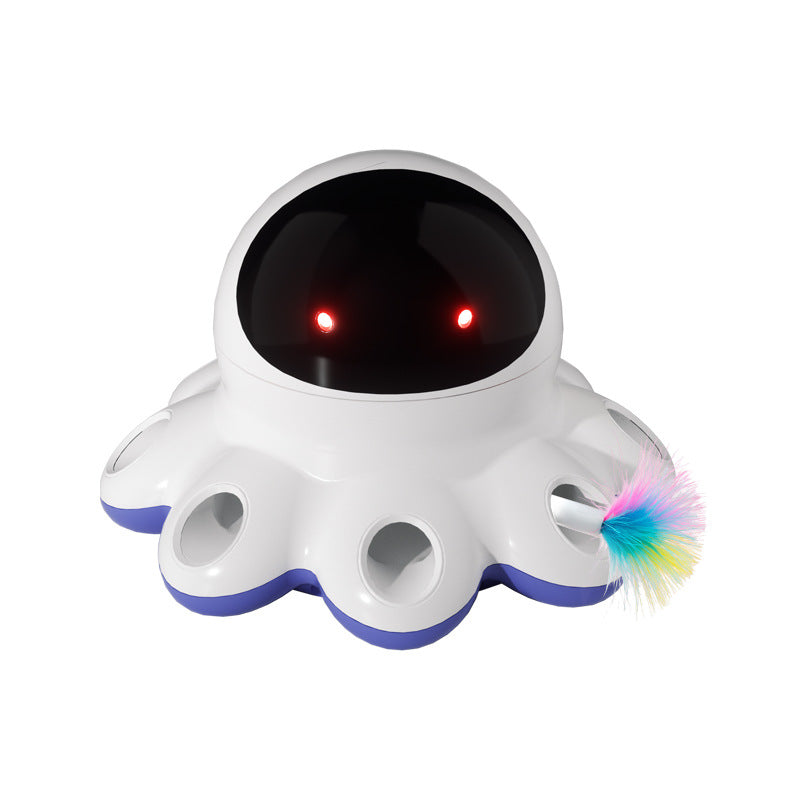 Electric Automatic Pet Teaser Toy Shiny Interactive Fun Toy