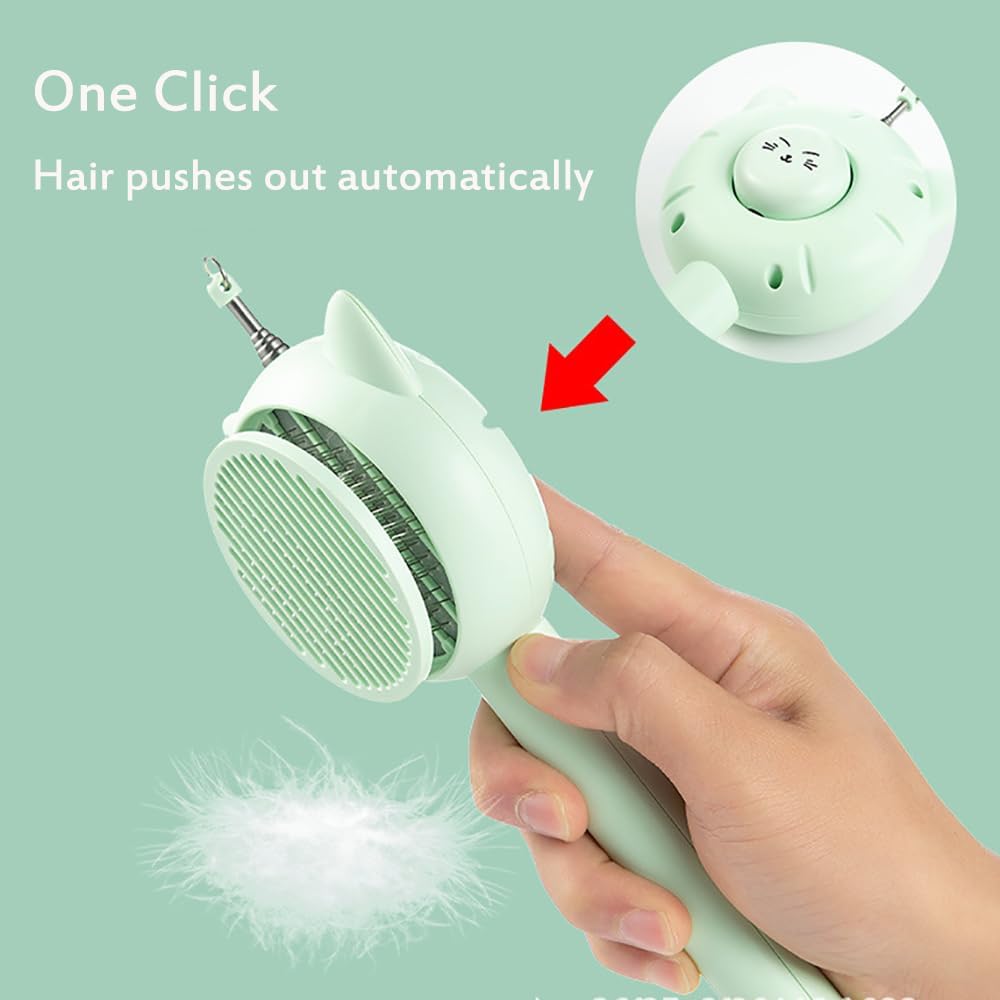 5-In-1 Interactive Pet Toy With Self Cleaning Grooming Brush