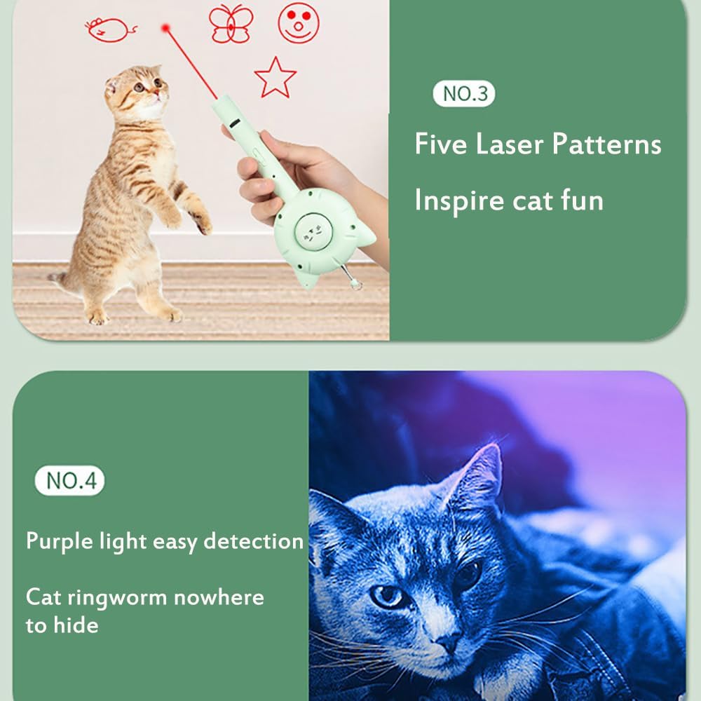5-In-1 Interactive Pet Toy With Self Cleaning Grooming Brush