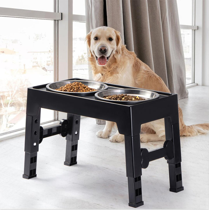 Pet Feeding Bowl with Neck Protection Anti-Tumble Medium Large