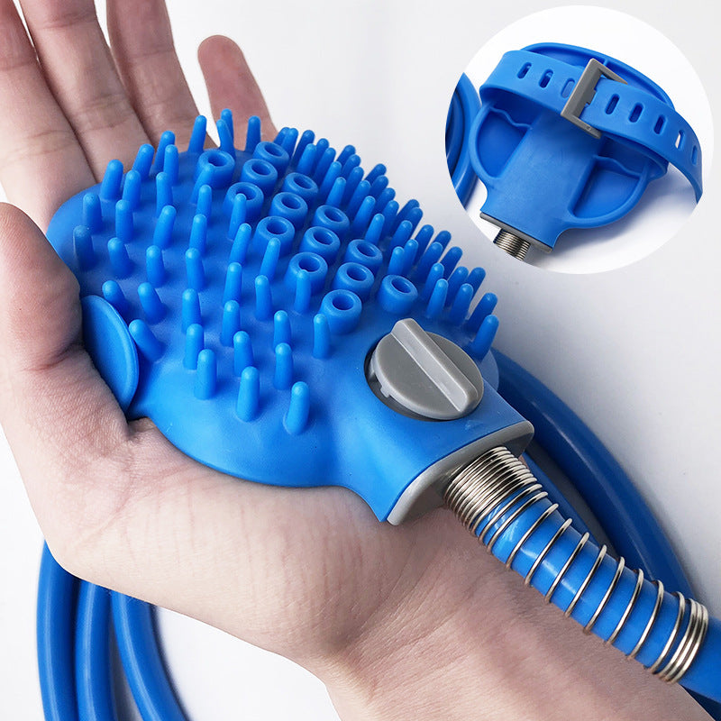 Pet Outdoor Bath Brush Grooming and Cleaning Tool
