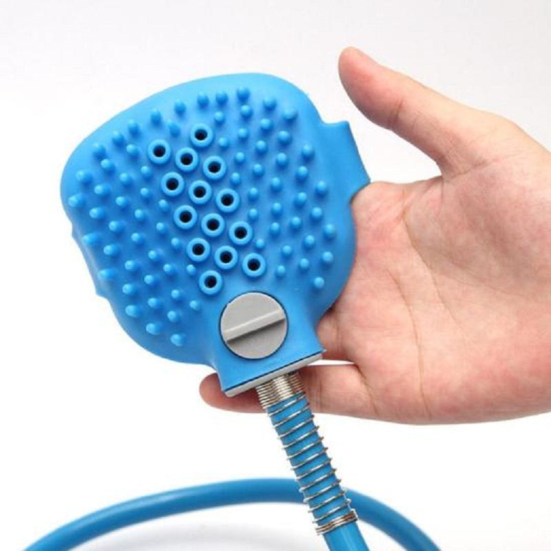 Pet Bathing Massager Brush Comfortable Cleaning Shower Tool