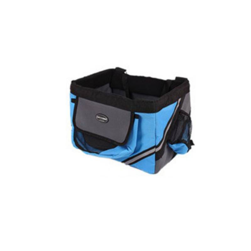 Pet Bicycle Carrier Bag Removable Front Handlebar Basket Carrier