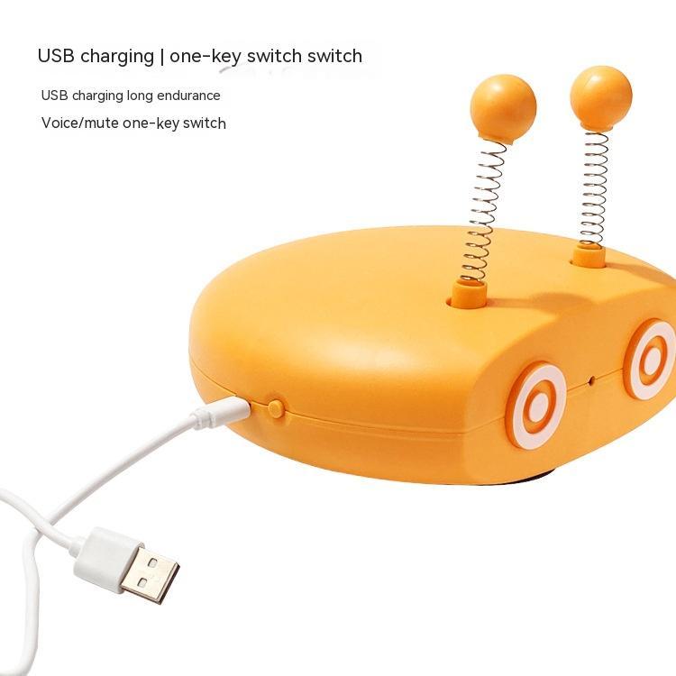 Electric Laser Pet Teaser Turntable Rechargeable Smart Toy