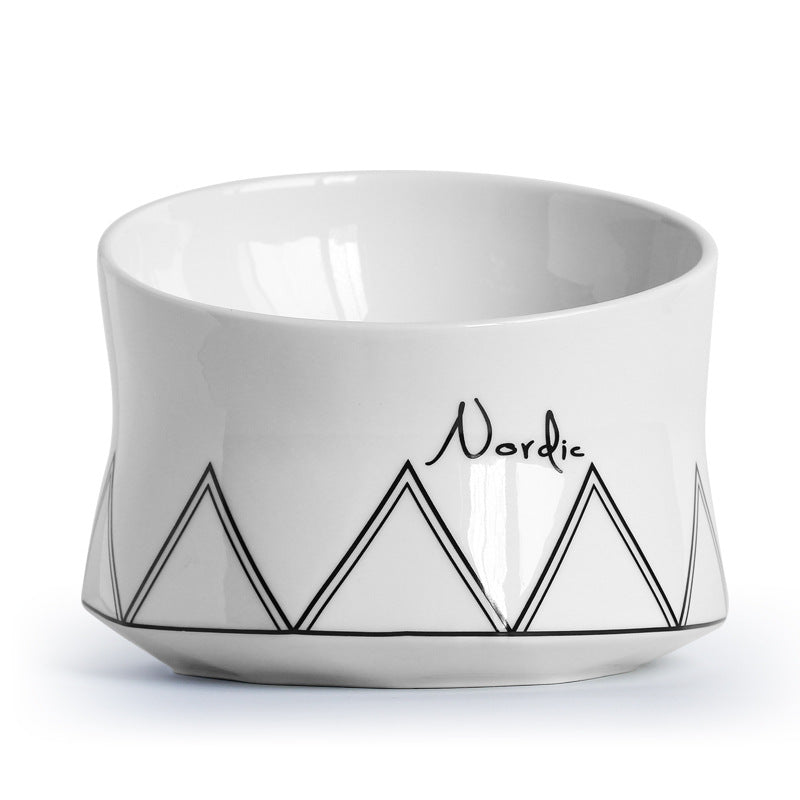 Ceramic Non-Slip Pet Food and Water Bowl
