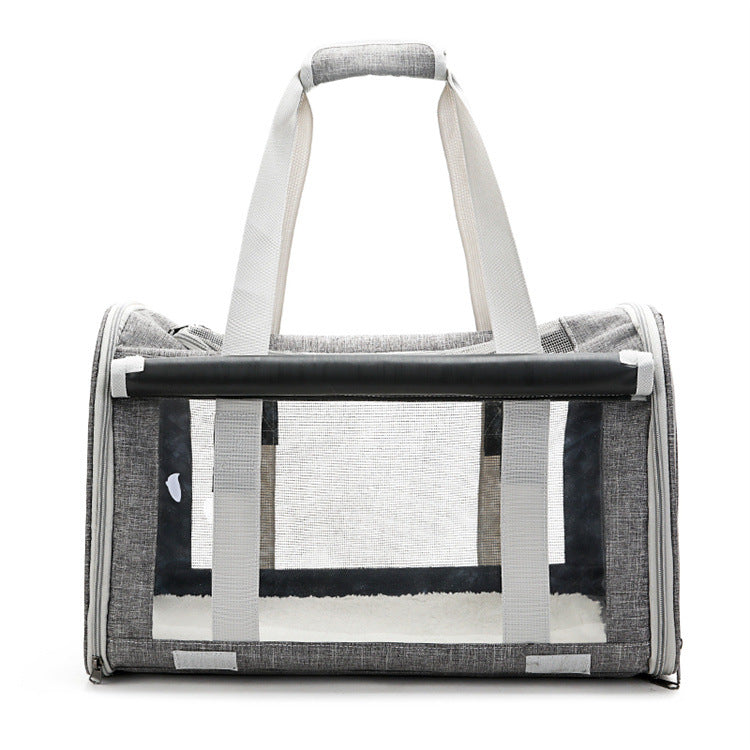 Portable Transparent Breathable Foldable Pet Carrier Bag