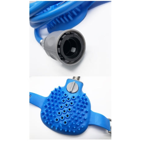 Pet Bathing Gloves Silicone Nozzle Handheld Massage Shower Brush