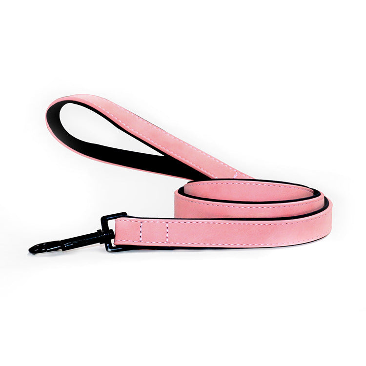Pet Leash Durable Pull-Resistant Leather Walking Lead