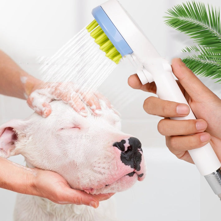 Pet Grooming Massage Comb Bath Brush with Shower Head