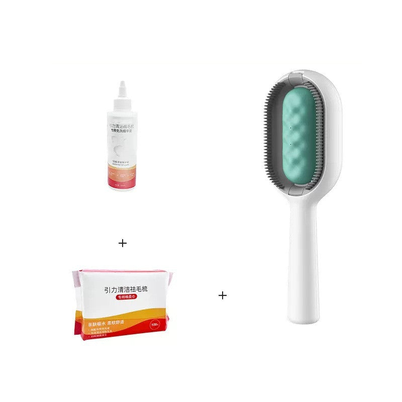 Pet Grooming Brush Dematting Comb With Tank For Hair Removal