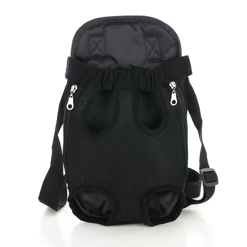 Pet Carrier Backpack Breathable Portable Adjustable Front Travel Bag