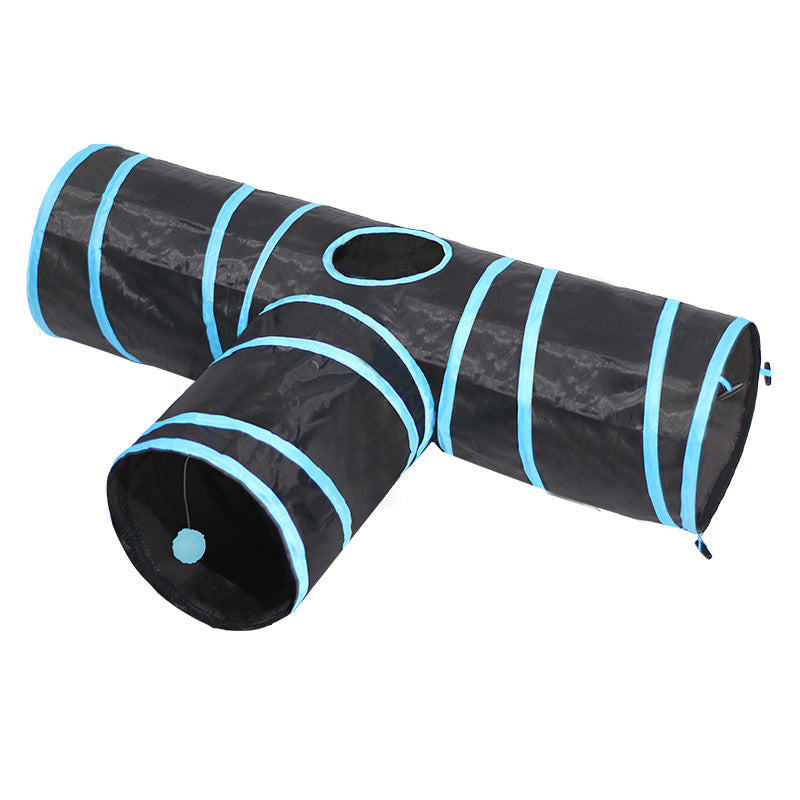 Foldable Pet Tunnel Interactive Climbing Path Fun Toy