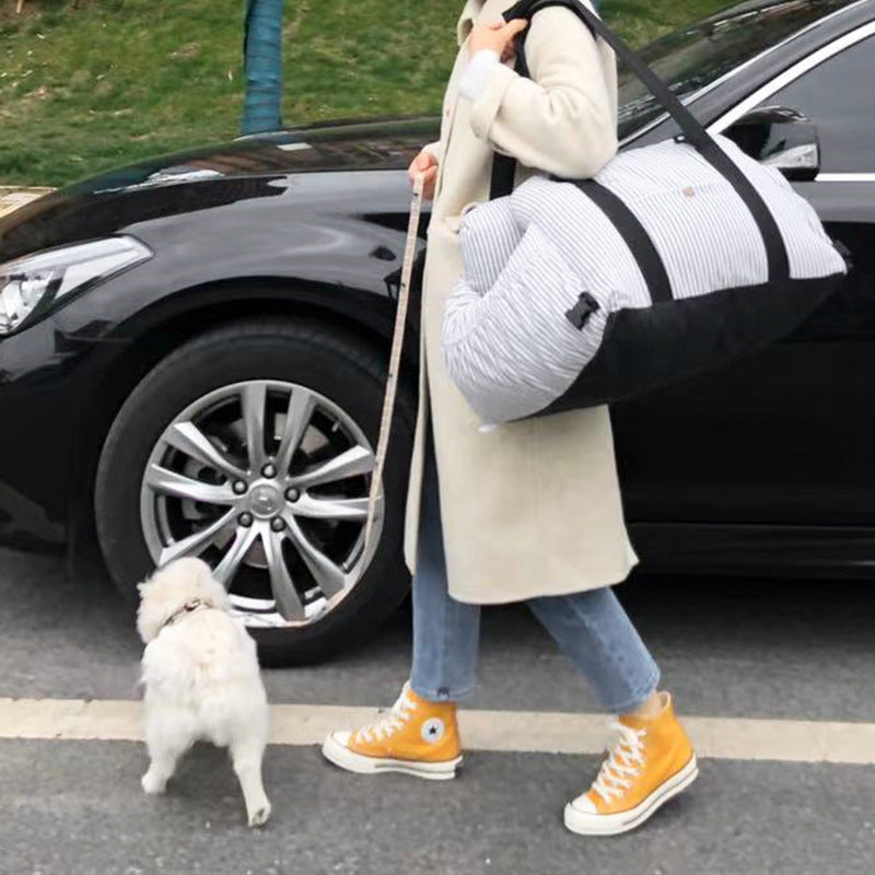 Pet Travel Safety Car Carrier For Secure And Comfortable Transport