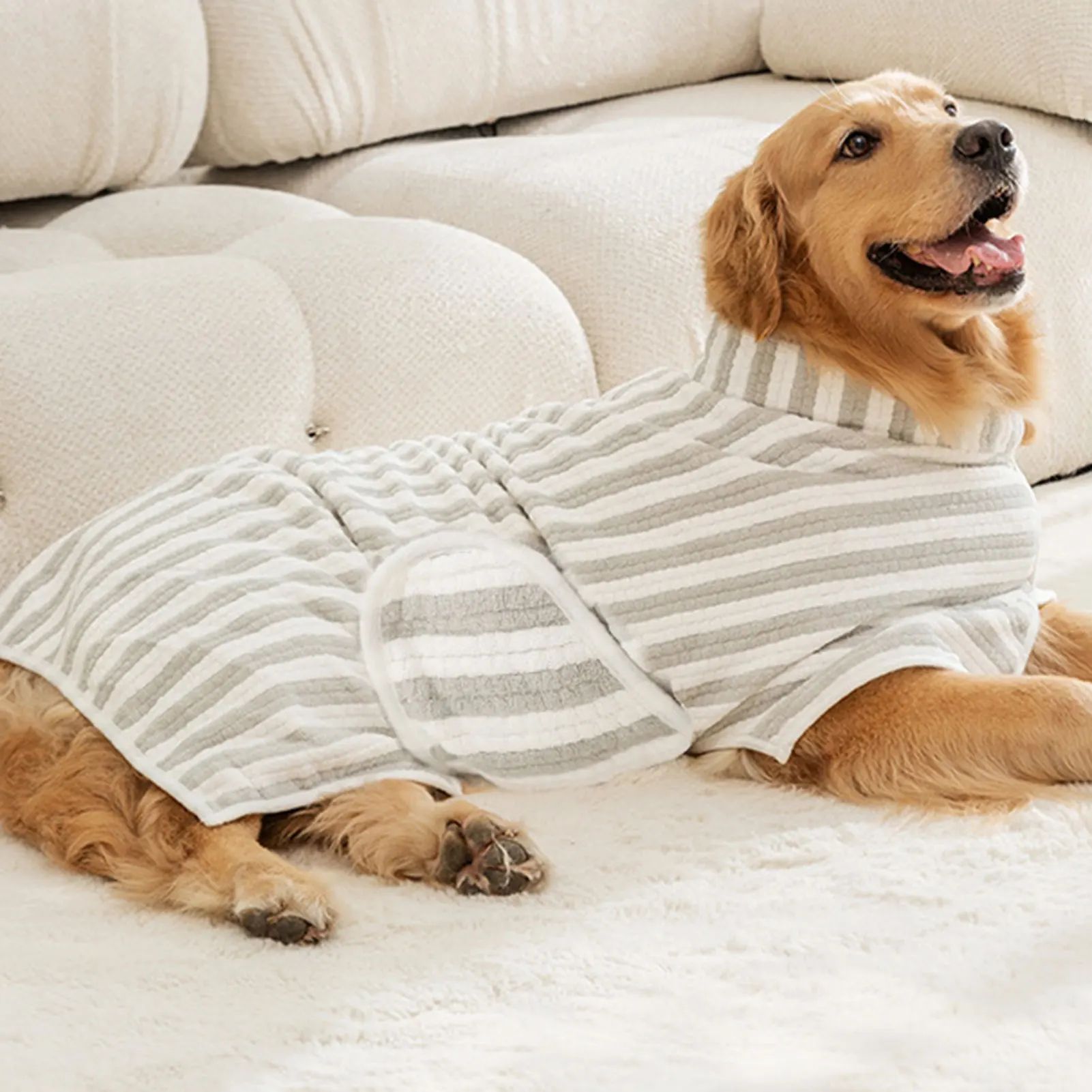 Ultra-Absorbent Microfiber Pet Bath Towel Quick-Drying Soft