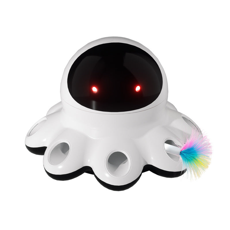 Electric Automatic Pet Teaser Toy Shiny Interactive Fun Toy