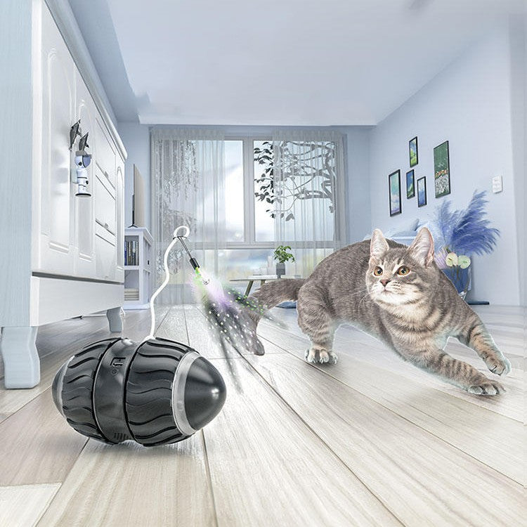 Electric Intelligent Interactive Pet Teaser Toy