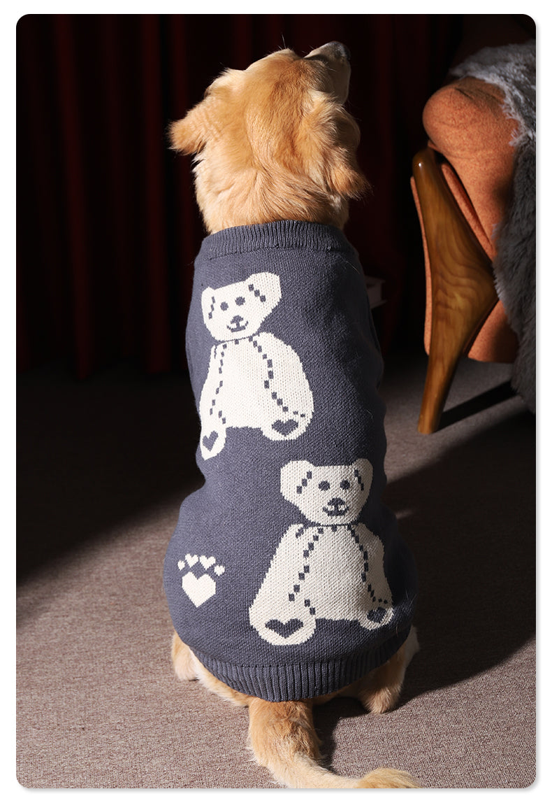 Pet Winter Thick Warm Sweater Large Soft Knit Clothing