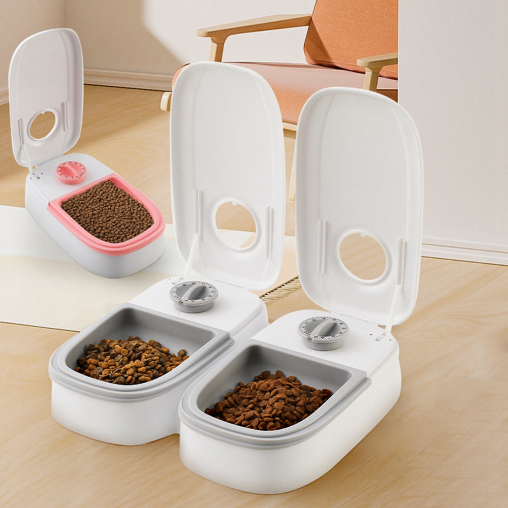 Automatic Smart Pet Feeder Timer Stainless Steel Bowl Dispenser