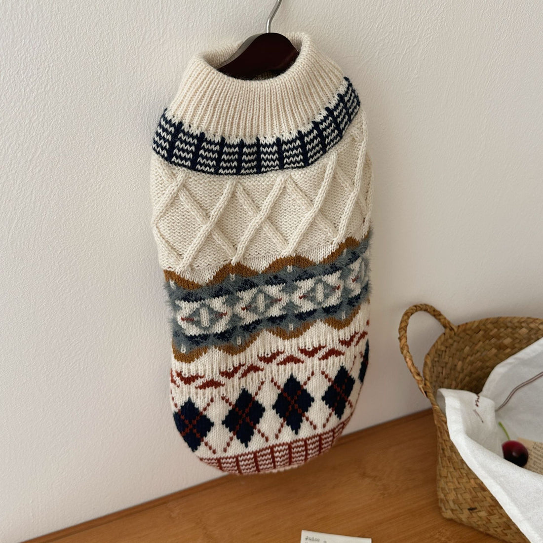 Autumn Winter Pet Sweater Soft Warm Knit Clothing