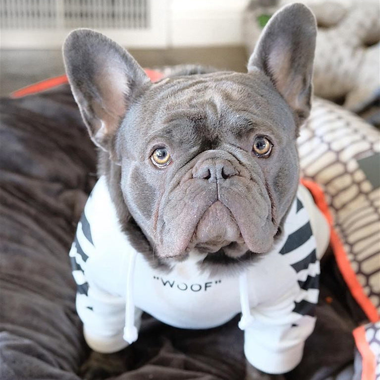 Pet Fashion Three-Stripe Sweater Autumn Winter Sports Clothing