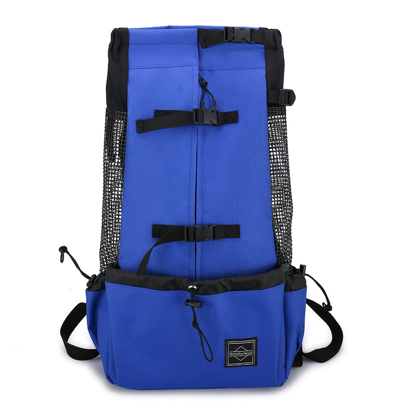 Pet Carrier Backpack Double Shoulder Portable Outdoor Travel Bag